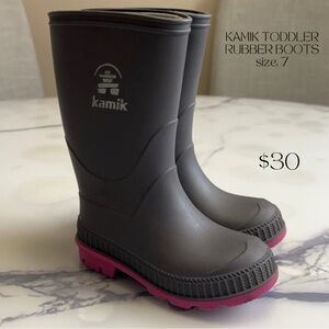 Kamik Toddler Stomp Rubber Boots